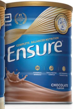 Ensure-Chocolate-Flavour-Supplement-Powder-850g on sale