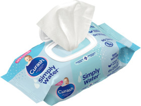 Curash-Simply-Water-Wipes-80-Pack on sale