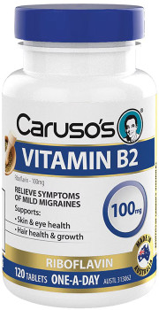 Carusos-Vitamin-B2-100mg-Riboflavin-120-Tablets on sale