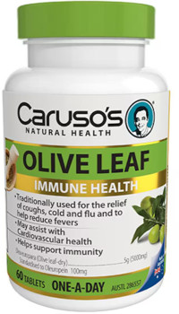 Carusos-Olive-Leaf-60-Tablets on sale