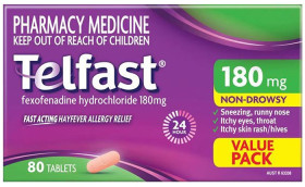 Telfast-Fast-Acting-Hayfever-Allergy-Relief-180mg-80-Tablets on sale