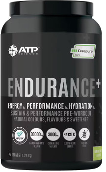 ATP-Science-Endurance-Plus-Pre-Workout-Powder-Lemon-Lime-124kg on sale