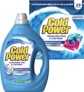 Cold-Power-Laundry-Liquid-2-Litre-or-Capsules-29-Pack on sale