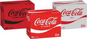 Coca-Cola-Soft-Drink-30x375mL on sale