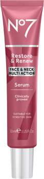 NO7-Restore-Renew-Multi-Action-Face-Neck-Serum-30mL on sale