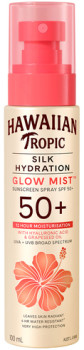 Hawaiian-Tropic-Silk-Hydration-Glow-Mist-Sunscreen-Spray-SPF-50-100mL on sale