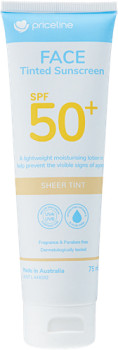 Priceline-Face-Tinted-Sunscreen-SPF-50-75mL on sale