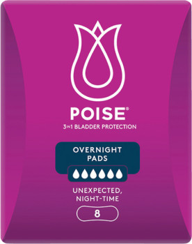 Poise-Pads-Overnight-8-Pack on sale