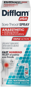 Difflam+Plus+Anaesthetic+Sore+Throat+Spray+225+Sprays