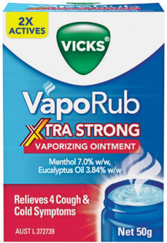 Vicks-VapoRub-Xtra-Strong-Vaporizing-Ointment-50g on sale