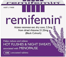 Remifemin-Natural-Plant-Extract-Menopause-Relief-100-Tablets on sale