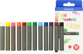 Studymate+Oil+Pastels+12+Pack