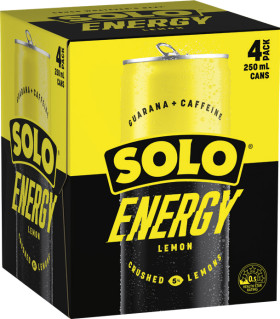 Solo+Energy+Drink+4x250mL+Selected+Varieties