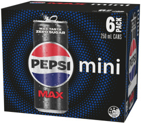 Pepsi%2C+Solo+or+Schweppes+Mini+Cans+6x250mL+Selected+Varieties