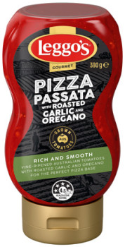 Leggo%26rsquo%3Bs+Gourmet+Pizza+Passata+Roasted+Garlic+%26amp%3B+Oregano+Squeeze+Sauce+390g