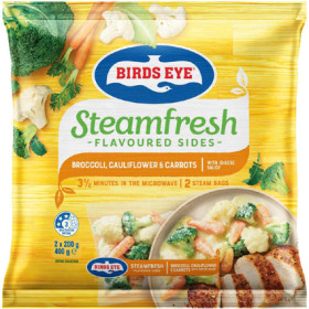 Birds+Eye+SteamFresh+Flavoured+Sides+Vegetables+400g+Selected+Varieties