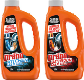 Drano+Kitchen+or+Bathroom+Max+Gel+770mL