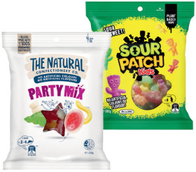 The-Natural-Confectionery-Co-130230g-Sour-Patch-Kids-Bag-190g-or-Pascall-Lollies-150300g-Selected-Varieties on sale