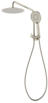 Mondella-Resonance-Brushed-Nickel-5-Function-Hand-Shower-and-12-Twin-Shower-Set on sale