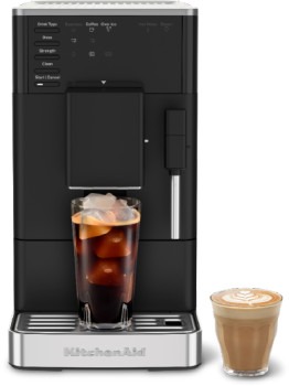 KitchenAid-Fully-Automatic-Espresso-Machine-KF2-with-Iced-Coffee-Matte-Black on sale
