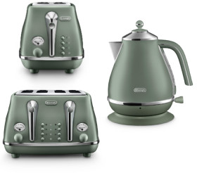 DeLonghi-Icona-Capitals-2-Slice-or-4-Slice-Toaster-or-Icona-Capitals-17L-Kettle-Copenhagen-Green on sale