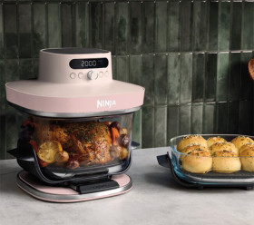 Ninja-Crispi-Pro-6-in-1-Countertop-Glass-Air-Fryer-Rose-Quartz on sale