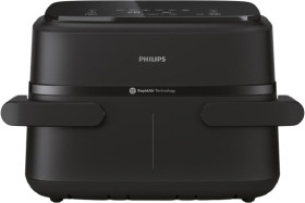 Philips-1000-Series-71L-Flex-Basket-with-Divider-Airfryer-XL-Black on sale