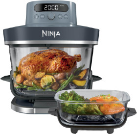 Ninja-Crispi-Pro-6-in-1-Countertop-Glass-Airfryer-Cyberspace on sale