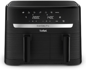 Tefal-Dual-Easy-Fry-Essential-Airfryer-Black on sale
