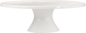 Maxwell-Williams-White-Basics-Diamonds-Footed-Cake-Stand-25cm-White on sale