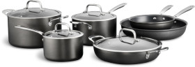 The-Cooks-Collective-6pc-ONE-Hard-Anodised-Cookware-Set on sale