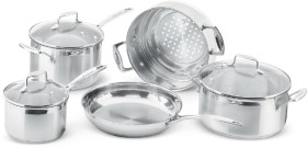 Scanpan-5pc-Impact-Stainless-Steel-Cookware-Set on sale