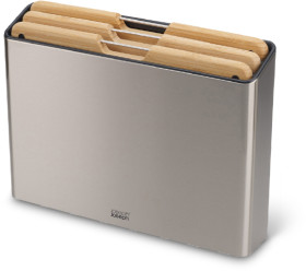 Joseph-Joseph-Folio-Steel-Bamboo-3pc-Board-Set on sale