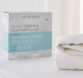 Heritage-5050-Duck-Down-and-Feather-Quilt on sale