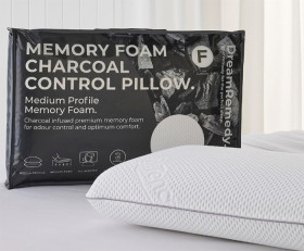 Dreamremedy-Charcoal-Memory-Foam-Pillow on sale