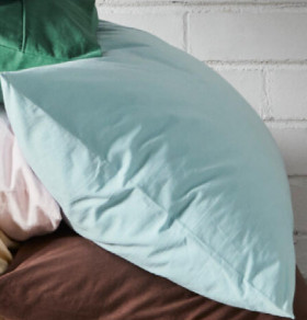 Vue-Stonewashed-Cotton-Pillowcase-Pair-Aqua on sale