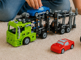 Clementoni-Mechanics-Lab-Car-Transporter on sale