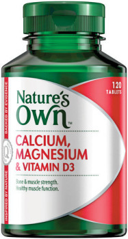 Natures-Own-Calcium-Magnesium-Vitamin-D3-120-Tablets on sale