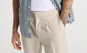 Basque-Pant-Sand on sale