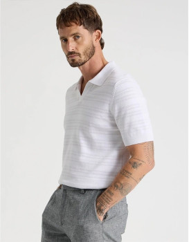 Basque-Polo-White on sale