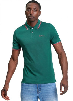 Ben-Sherman-Signature-Pique-Polo-Dark-Green on sale