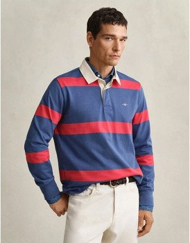 Gant-Striped-Rugger-Vintage-Blue on sale