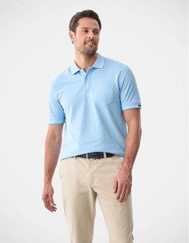Gazman-Oxford-Pocket-Polo-Bright-Blue on sale
