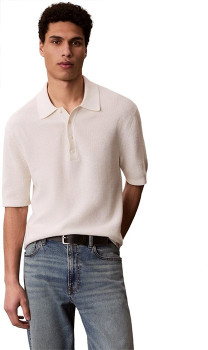 Calvin-Klein-Cotton-Waffle-Polo on sale