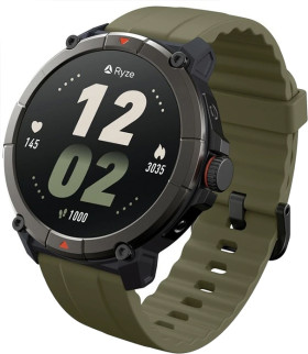 RYZE-Trek-Smartwatch-with-GPS-OliveBlack on sale