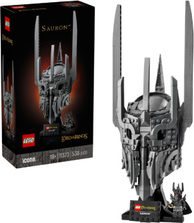 Lego-Icons-The-Lord-Of-The-Rings-Saurons-Helmet-11373 on sale