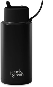 Frank-Green-Stainless-Steel-Reuseable-Bottle-with-Flip-Straw-34oz1L-Midnight on sale