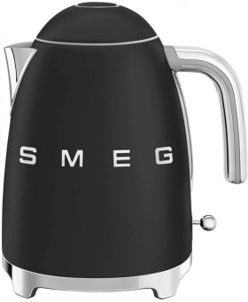 Smeg-50s-Style-Kettle-Matte-Black on sale