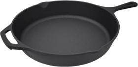 The+Cooks+Collective+Seasoned+Cast+Iron+Frypan+30cm