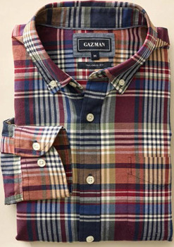 Gazman-Casual-Multi-Check-Shirt on sale